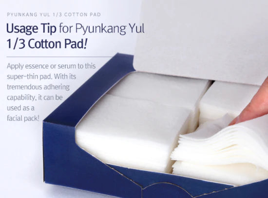 1/3 cotton pad 160ea (Pulp-Rayon)
