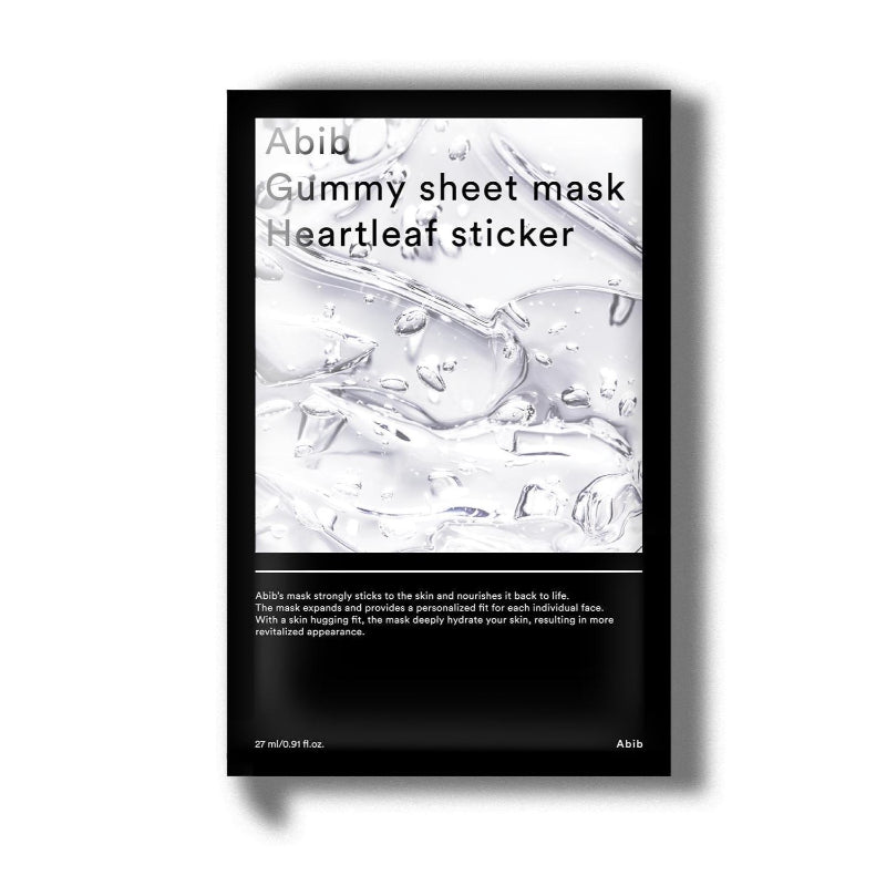 Gummy Sheet Mask - Heartleaf Sticker
