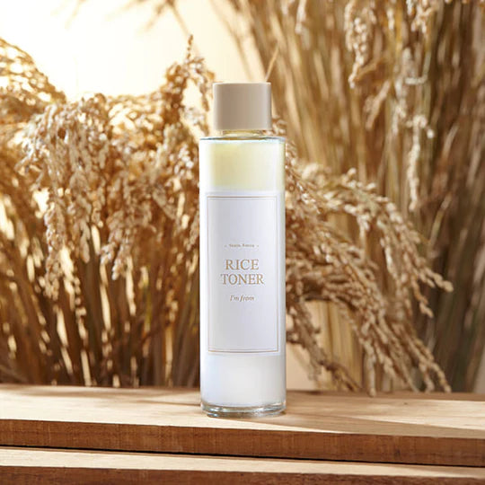 Image of I'm From Rice Toner, a Korean skincare product enriched with rice extracts that hydrate, brighten, and nourish your skin, while also providing anti-aging benefits. Perfect for those looking for a soothing and hydrating toner