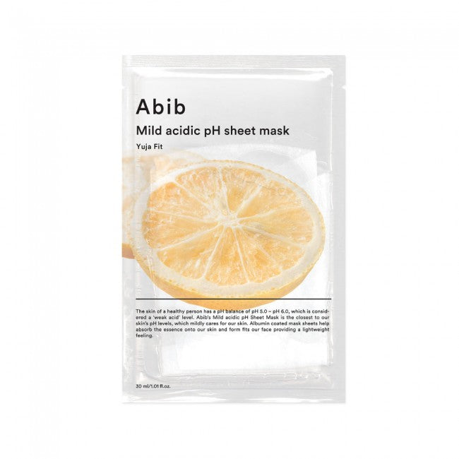 Mild Acidic pH Sheet Mask - Yuja Fit